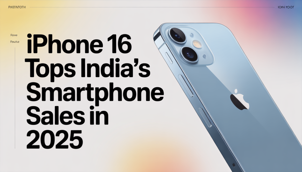 iPhone 16 Tops India’s Smartphone Sales in 2025