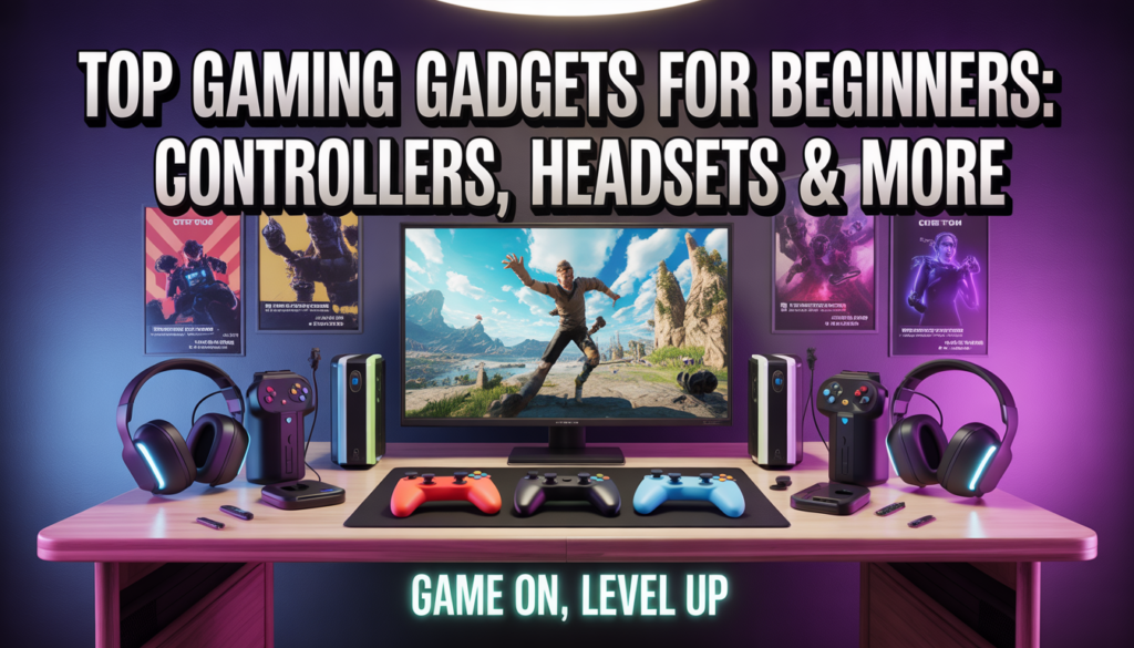 Top Gaming Gadgets for Beginners: Controllers, Headsets & More