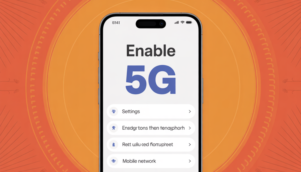 How to Enable 5G on Your Smartphone in India